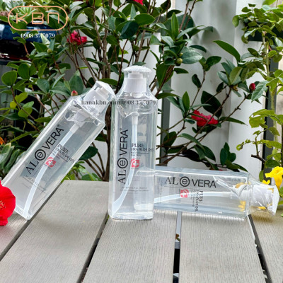 Combo 3 Chai Gel Lô Hội Aloe Vera Hàn Quốc 500ml - Dưỡng Ẩm, Làm dịu da + Tặng 50g Mặt Nạ Dẻo