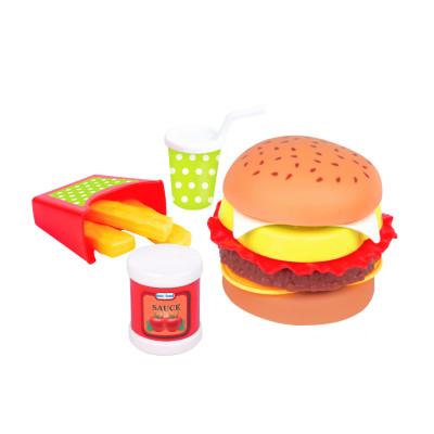 Bộ Đồ Chơi Ăn Sáng Hamburger 9 TOONYKIDS Cho Bé Giải Trí TN091 [Tặng Kèm Sticker]