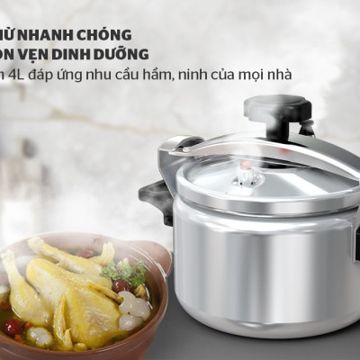Nồi Áp Suất Nhôm Sunhouse SHG9900-06 (6 lít) - Hàng Chính Hãng