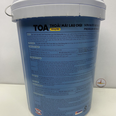 Sơn nước Toa thoải mái lau chùi nội thất màu xám 8323 _18L