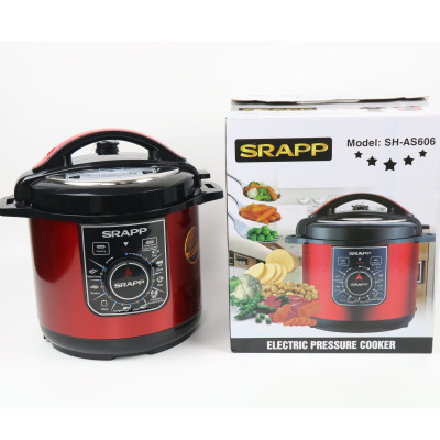 Nồi Áp Suất Điện SRAPP SH-AS606 6L - Màu Ngẫu Nhiên - Hàng Chính Hãng