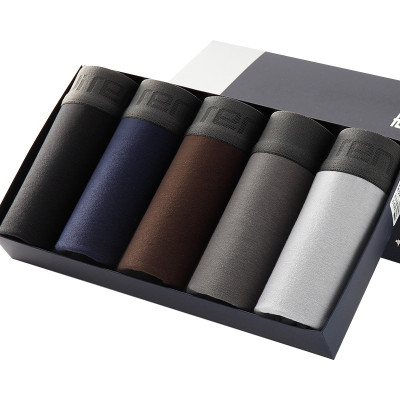 Hộp combo 5 sịp đùi boxer SQB101 BLACK