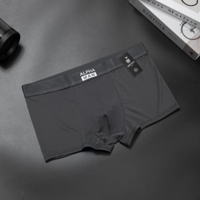 Quần boxer nam , quần lót đùi nam ALPHA được làm bằng chất thun lạnh mềm mịn thấm hút mồ hôi co giãn 4 chiều