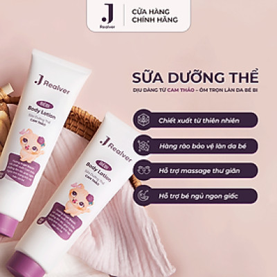 Sữa Dưỡng Thể Cam Thảo JRealver Mùi Angel Breath 150g