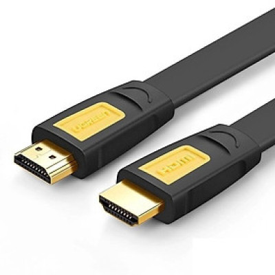 Ugreen UG10130HD101TK 3M màu Vàng Cáp tín hiệu HDMI chuẩn 2.0 hỗ trợ phân giải 4K * 2K 60hz - HÀNG CHÍNH HÃNG