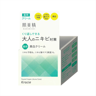 Kem Dưỡng Ẩm Ngăn Ngừa Mụn Kracie Hadabisei Facial Cream Acne Care (50G)