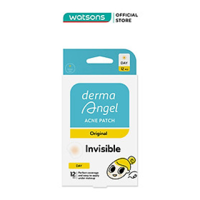 Miếng Dán Mụn Dermaangel Dùng Ban Ngày 12 Miếng
