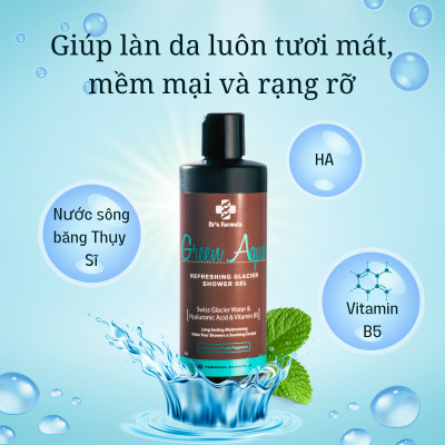 Sữa Tắm Nước Sông Băng Hương Green Aqua Dưỡng Da Tươi Mát Dr