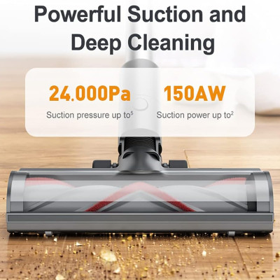 Máy Hút Bụi Không Dây Dreame V11 SE Gồm Bộ Lọc HEPA 5 Lớp Lực Hút Cực Khủng 24.000 Pa Công Suất 450 W - Hàng Chính Hãng