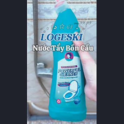 Chai xịt tẩy vệ sinh toilet, bồn cầu Logeski 500ml/chai, Sạch không cần chà, khử trùng và khử mùi