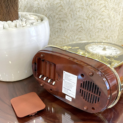 Đồng hồ để bàn Nhật Bản Rhythm 4RH796WU23 – Kt 22.5 x 29.0 x 15.5cm, 1.18Kg. Vỏ nhựa, dùng PIN