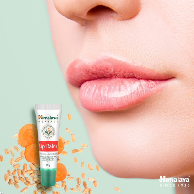 [HSD: 30/05/2026] COMBO 2 TUÝP SON DƯỠNG HỒNG MÔI KHỬ THÂM CHIẾT XUẤT CÀ RỐT HIMALAYA LIP BALM 10G