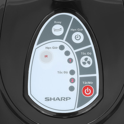 Quạt lửng Sharp PJ-L40RV-DG, 3 cánh - 50W, Remote - Hàng chính hãng - Bảo hành 12 tháng