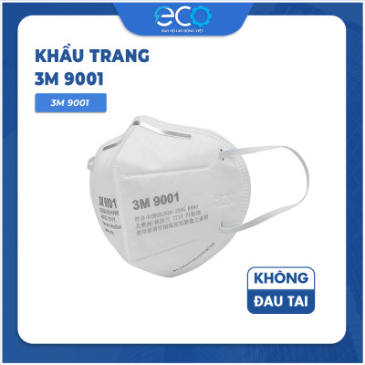 Khẩu trang 3M 9001 lọc 90% bụi mịn và khí thải chuẩn N90