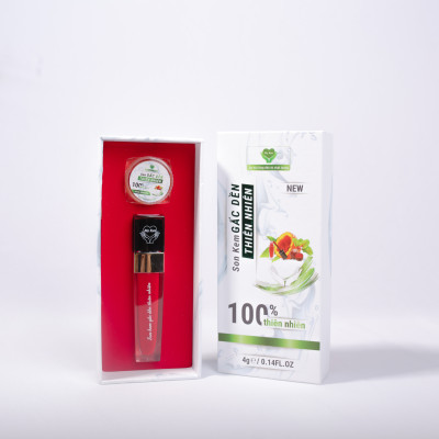 SON KEM GẤC DỀN MẸ KEN MÀU ĐỎ CAM