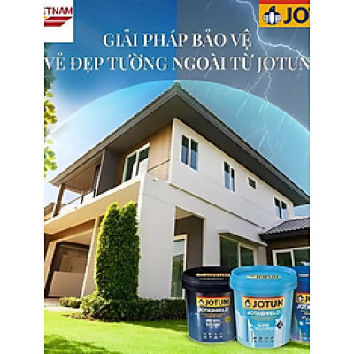 Sơn tường nhà JOTUN JOTASHILED 5L Sạch vượt trội, chống bám bụi (Sơn ngoại thất)