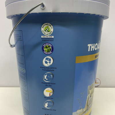 Sơn nước Toa thoải mái lau chùi nội thất màu xanh ngọc 7508 _18L