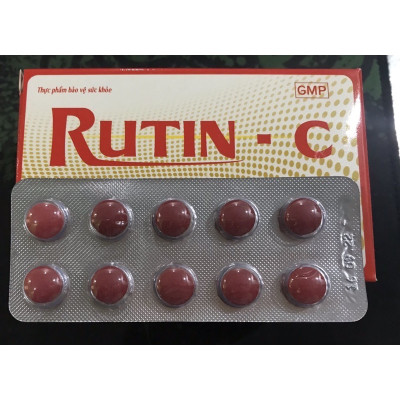 RUTIN C -Hộp 100 viên - Bổ sung vitamin C, Vinaphar