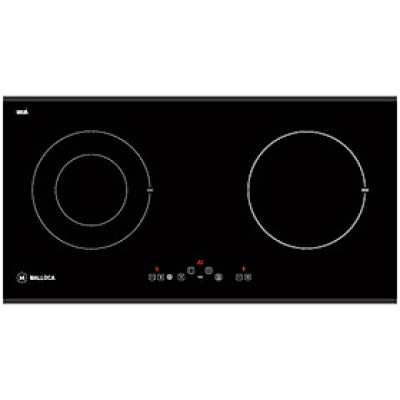 Bếp Âm Đôi Từ - Hồng Ngoại Malloca MH-02IR D (72 cm) - Hàng Chính Hãng