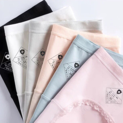 combo 5 chiếc quần lót thun cotton kháng khuẩn đính nơ siêu xinh fom từ 45-58kg