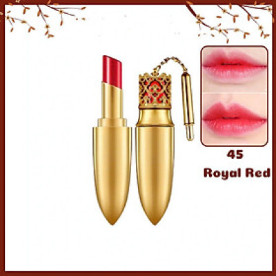Son Lì Cao Cấp Whoo Gongjinhyang Mi Luxury Lip Rouge Màu 45 đỏ thuần
