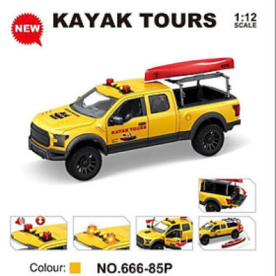 TOYSTAR- 666-85P Mô hình xe du lịch Kayak,Xe Ô Tô Đồ Chơi Cho Trẻ Em