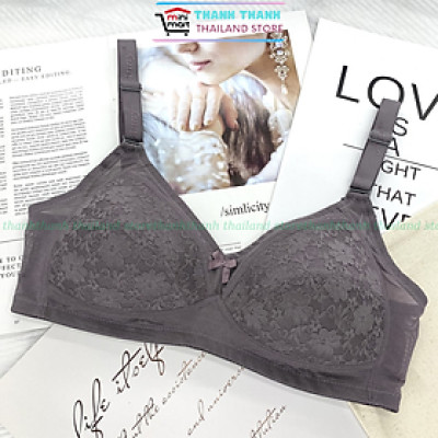 Áo ngực mỏng không có mút, form quả vừa, cup B, ANNY Thái Lan 1912