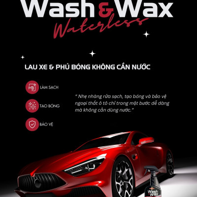 Dung Dịch Lau Xe Và Phủ Bóng Ngoại Thất Không Cần Nước SUPERONE Waterless Wash And Wax - Exterior SOUTHWALL A201