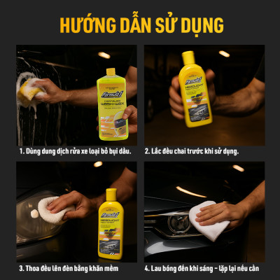 Đánh Bóng Và Phục Hồi Đèn Pha FORMULA 1 615874 237ml