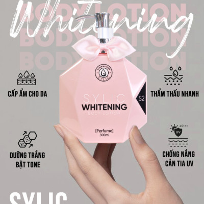Kem Dưỡng Trắng Da SYLIC Whitening Body Lotion Full Size Hương nước hoa - Dưỡng trắng, cấp ẩm, chống nắng