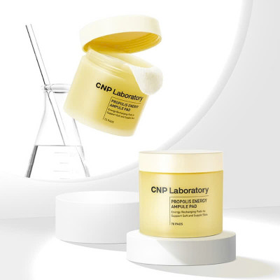 Miếng Toner Pad Phục Hồi Keo Ong CNP Laboratory Propolis Energy Ampule Pad 70 miếng