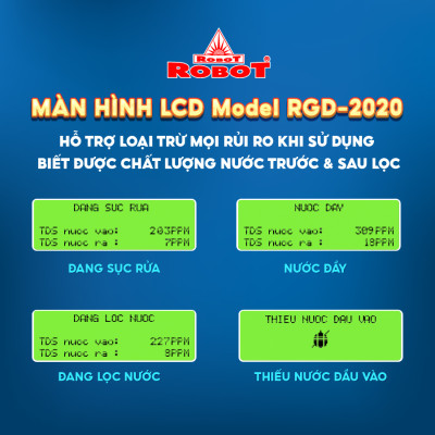 Máy Lọc Nước RO Hydrogen Kiềm Chức Năng Nóng Thông Minh Lạnh ROBOT HydroElite-9 - Hàng Chính Hãng 