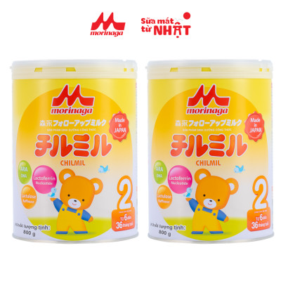 Combo 2 lon Sữa Morinaga số 2 (Chilmil) 800g