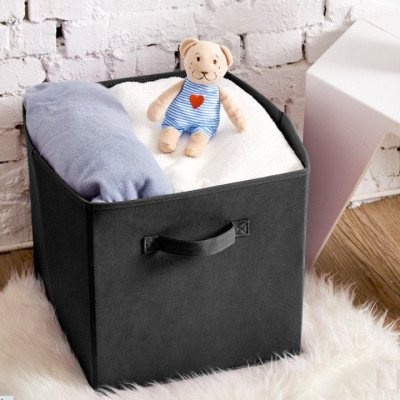 Bộ 2 Hộp Vải Đựng Đồ Đa Năng TD4 Gấp Gọn Cao Cấp, Túi Vải Thụy Điển Kích Thước 28x28x28cm Sang Trọng Không Nắp miDoctor