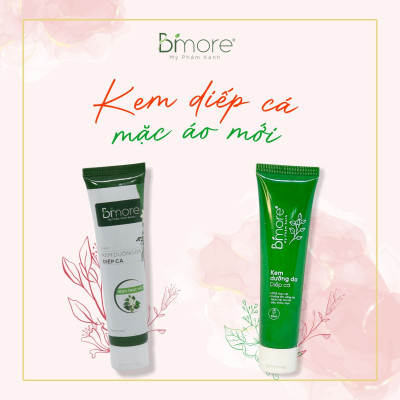 Kem dưỡng da nha đam diếp cá Bimore dưỡng ẩm sáng da ngừa mụn 30ml