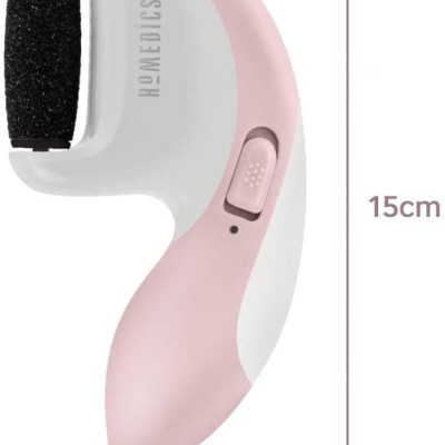 Máy tẩy da chết gót chân siêu mài mòn pin sạc HoMedics PED-1301 (Phiên bản đặc biệt 2021)