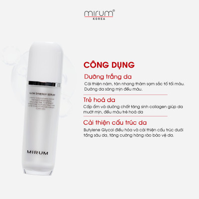 Tinh Chất dưỡng trắng da #Nám, #Tàn_Nhang & Làm_Trắng Da Mirum 45ml – Mirum Glow Synergy Serum