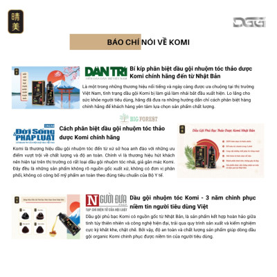 Gói Dầu Gội Phủ Bạc Thảo Dược Komi Nhật Bản [Gói 25ml - Đen Tự Nhiên]