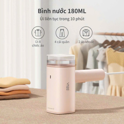 Bàn Là Hơi Nước Cầm Tay SEKA 170ml SK547 (Model Mới Nhất 2024) SK546 Pro 1500W, 220ml, Bàn Là Mini, Bàn ủi Du Lịch - Hàng Chính Hãng