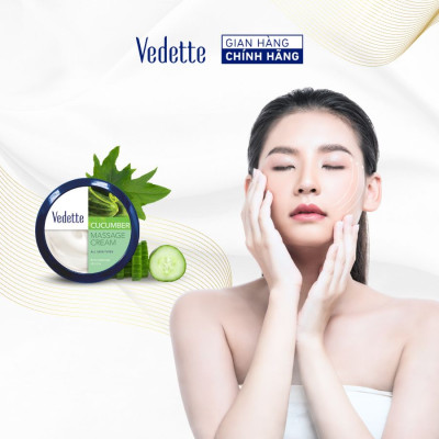 Kem Massage Vedette Dưa leo 145ml
