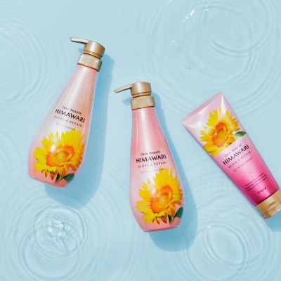 Combo Dầu Gội Và Dầu Xả Himawari Phục Hồi, Dưỡng Tóc Óng Ả Kracie Dear Beaute Himawari (Combo 2 Chai)