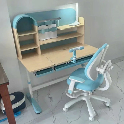 Bàn học sinh thông minh đa năng, nâng hạ tay quay, điều chỉnh góc nghiêng, chống cận Tundo CTIRS110 ngang 110cm