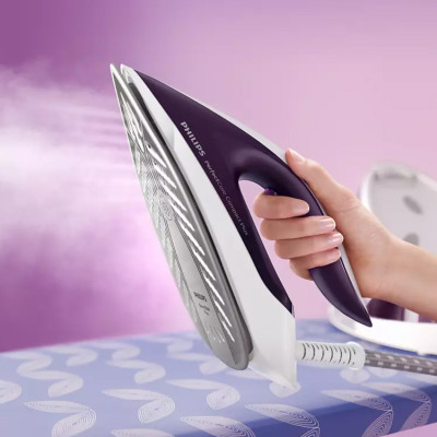 Bàn ủi hơi nước Philips GC7933/30 2400W Công nghệ OPTIMAL TEMP ủi nhanh chóng, không cháy vải - Hàng Chính Hãng