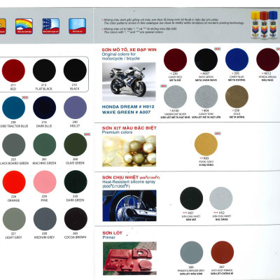 Sơn xịt xe máy Win màu Undercoat Silver A100 400ml