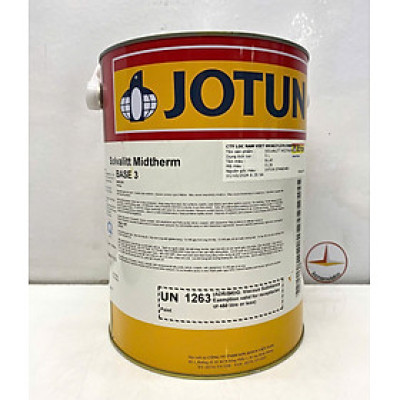 Sơn chịu nhiệt Jotun Solvalitt Midtherm (260°C) Base 3 màu xanh - Blue 0138 _ 5L