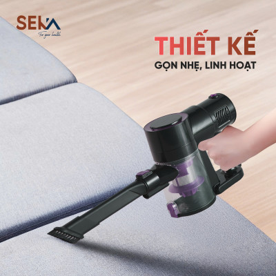 Máy Hút Bụi Cầm Tay SEKA SK-09MAX PLUS Nâng Cấp Toàn Diện, Hút Bụi Lau Sàn, Tự Động Làm Sạch Con Lăn hàng chính hãng