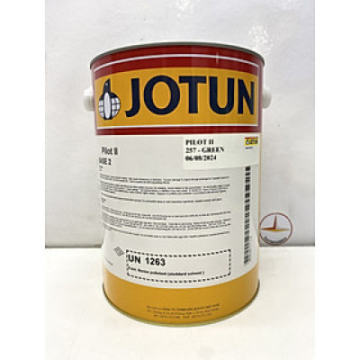 Sơn Jotun Pilot 2 Base 3 màu Green 257 (Xanh lá) 5L/lon