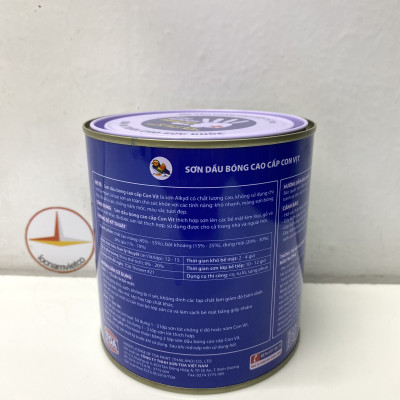 Sơn dầu cao cấp TOA Con Vịt màu xám MD 191 _ 800 ml