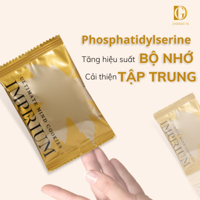 Bánh Cookies Imperium Ultimate Mind Cải Thiện Chức Năng Não, Trí Nhớ, Khả Năng Tập Trung Và Chức Năng Nhận Thức, Thích Hợp Để Tặng Bạn Bè, Người Thân, Đồng Nghiệp, Cấp Trên [30 Gói / Hộp]