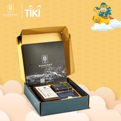 [SIGSCENT GIFTSET]Xà bông hương nước hoa Pháp Woody Urban & Sữa tắm dầu gội cho nam Rebellious 2in1 thương hiệu SIGSCENT